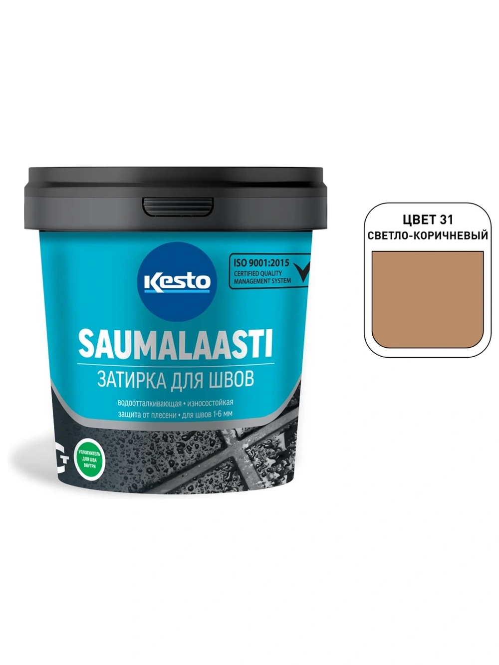 Затирка Kesto Saumalaasti 31 1 кг, светло-коричневый 80913