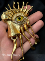 Брошь Скиапар. с подвесками "Лицо"