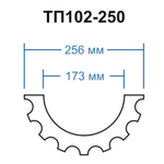 ТП102-250 тело полуколонны (d173 D256 h2000мм), шт