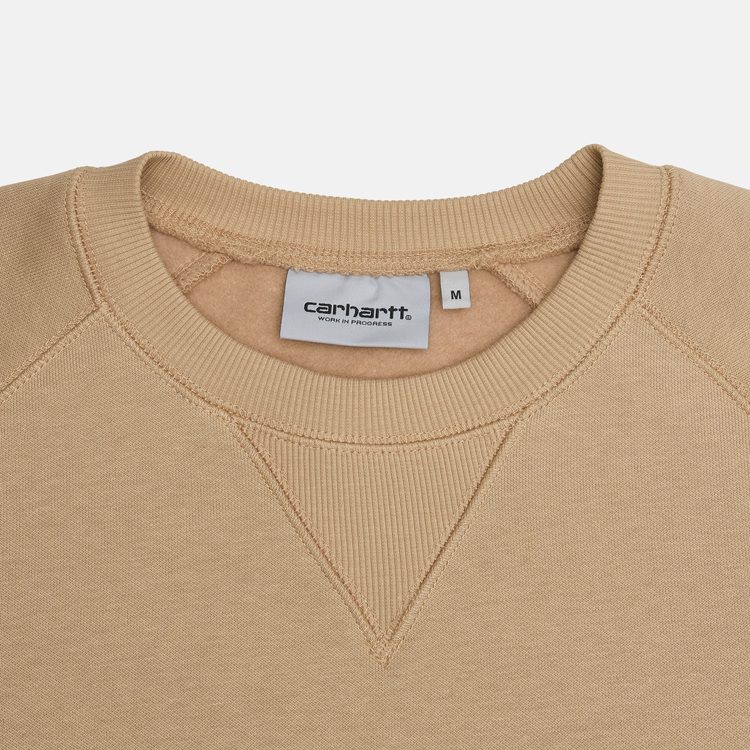Толстовка мужская Carhartt WIP Chase Sweatshirt артикул:I033660_sable - купить в магазине Дайс