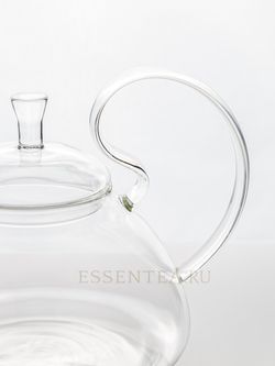 чайник стеклянный с ручкой