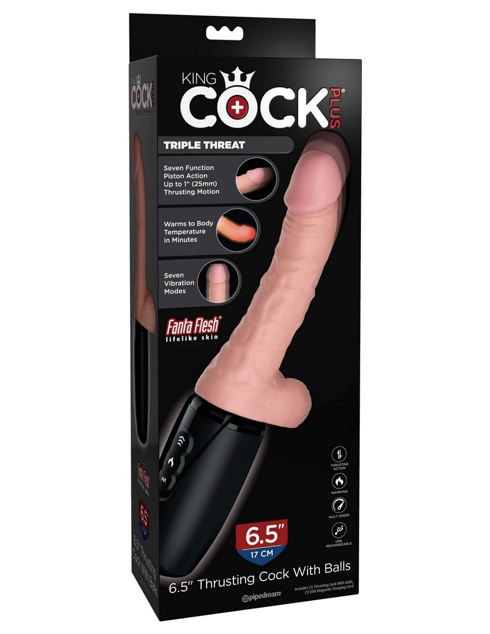 Компактная секс-машина King Cock Plus 6.5