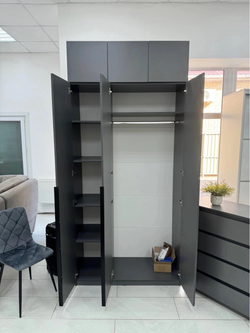 Шкаф распашной «ШК 5» Графит 120 см