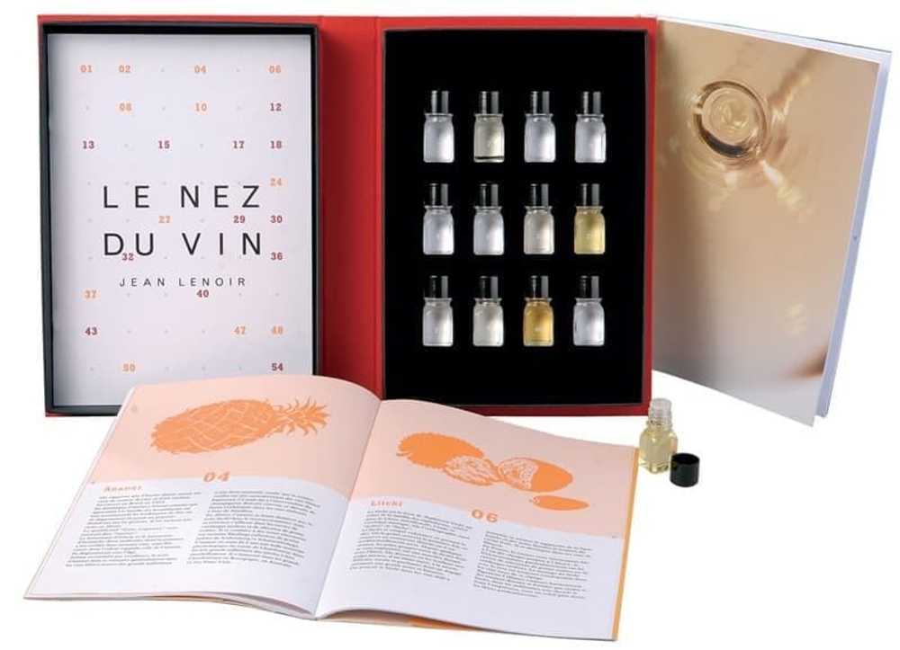 Le Nez du Vin «Ароматы великих белых вин»: 12 флаконов Jean Lenoir (на английском языке)