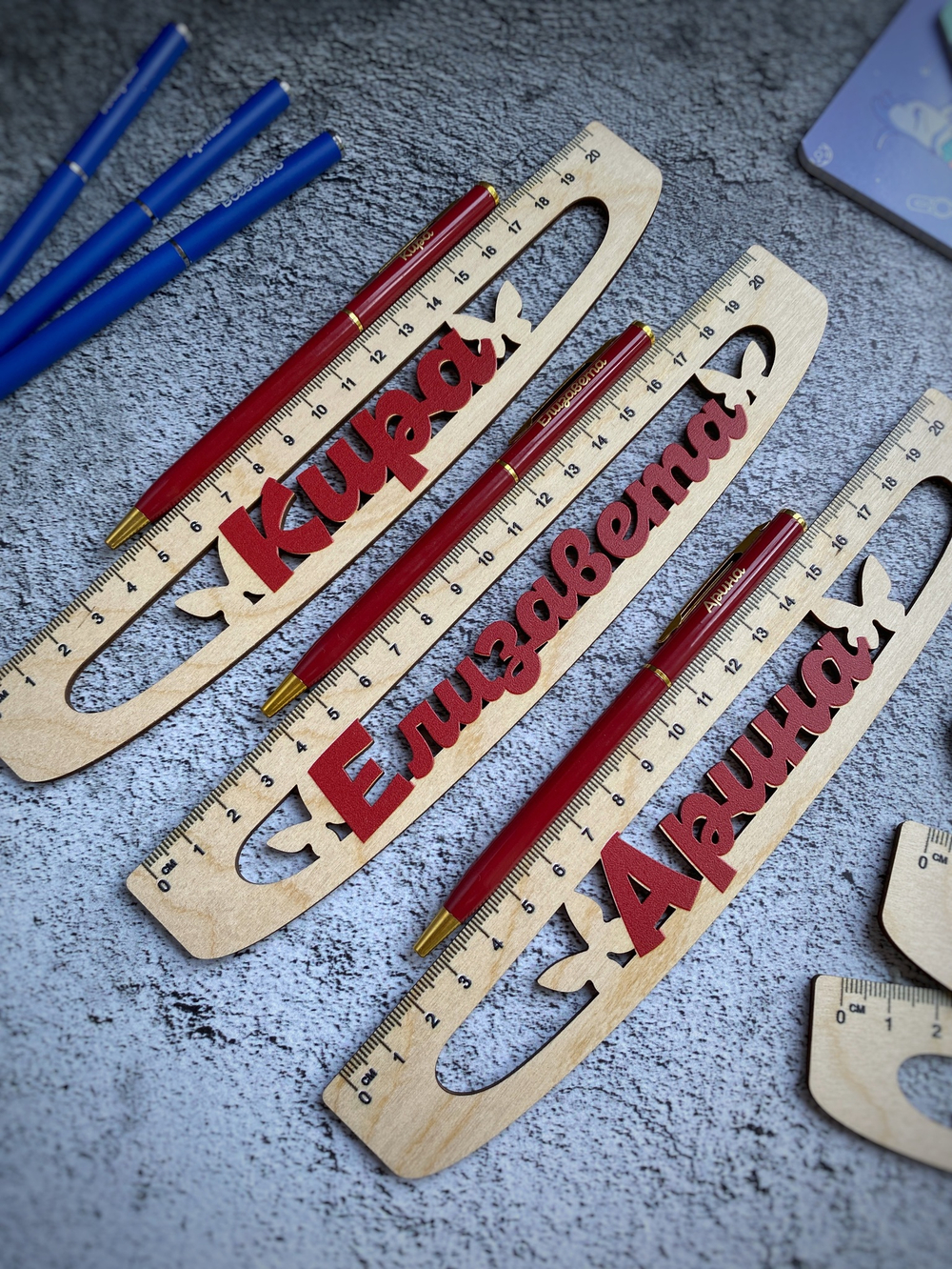 Школьный набор (Линейка+Ручка)