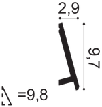 Плинтус SX179
