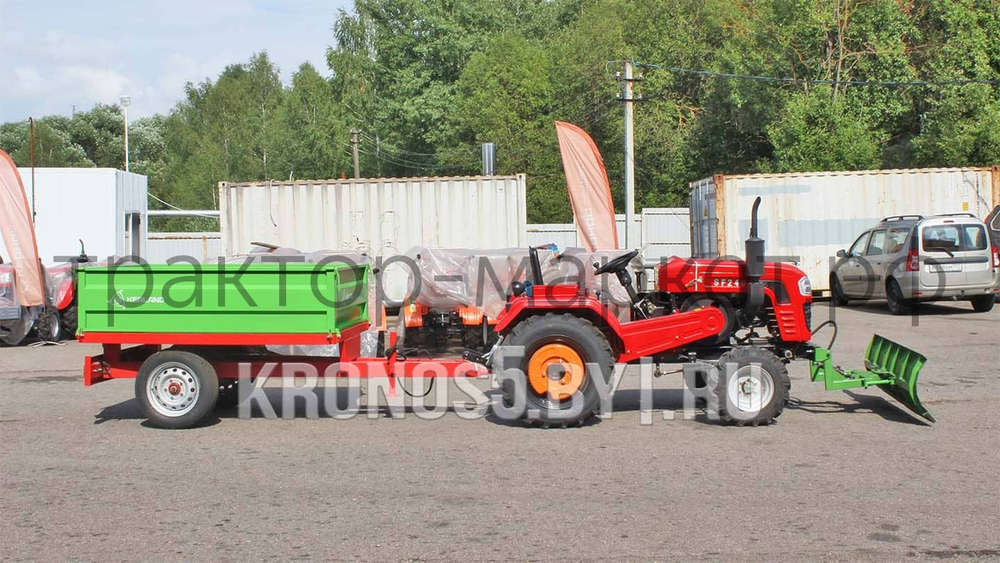 Прицеп Kerland | Керланд П-3210 с ПСМ к трактору (самосвальный)