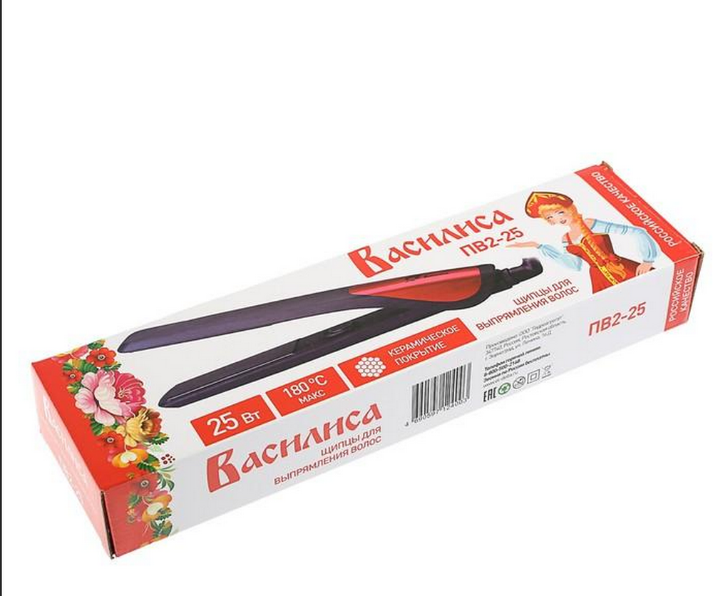 Щипцы для выпрямления волос Василиса ПВ2-25