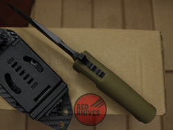 Нож Extrema Ratio Fulcrum C - пустынная рукоять, клинок камо черный