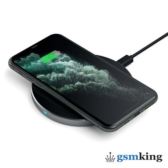 Satechi Aluminum Wireless Charger Pad 2A Space Gray ST-WCPM