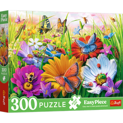 Pazl \ Puzzle \ Пазлы Puzzles - "300 EasyPiece" - Insects in the Meadow
