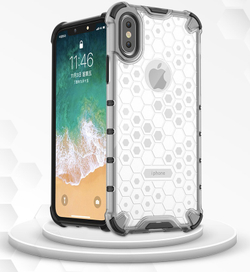 Защитный чехол на iPhone X и XS от Caseport, серия Honey, прозрачный