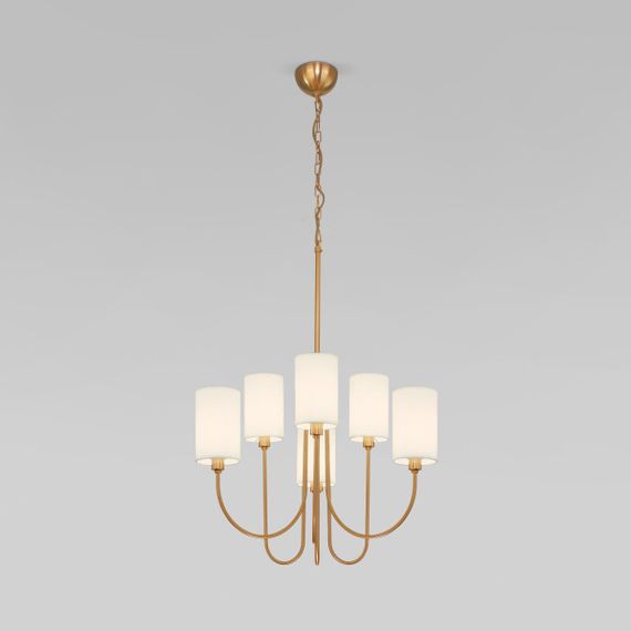 Подвесная люстра Eurosvet Abbey 60164/6 латунь Smart