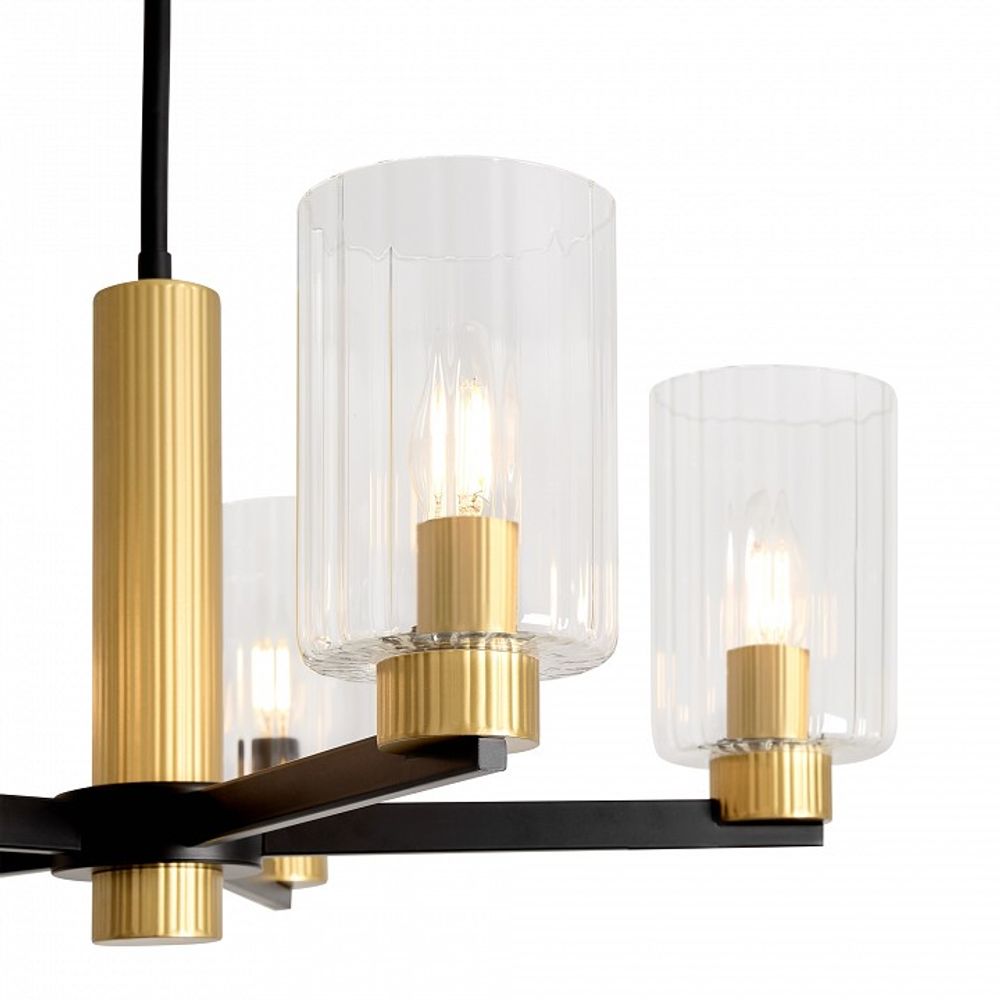 Люстра на штанге Freya Ombre FR2051CL-05BBS