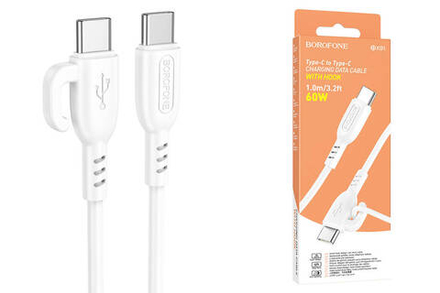 Кабель USB Type-C (m) - USB Type-C (m)  BOROFONE BX91 PD 60W 1-метр