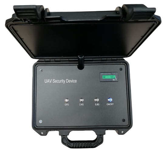 Портативный Подавитель птиц и БЛА Антидрон 1000 кейс 120W