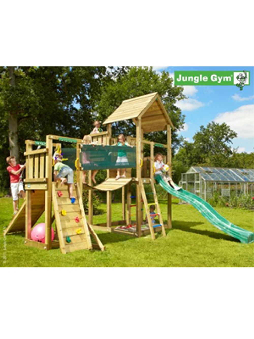 Детский городок Jungle Gym Palace + BridgeModule