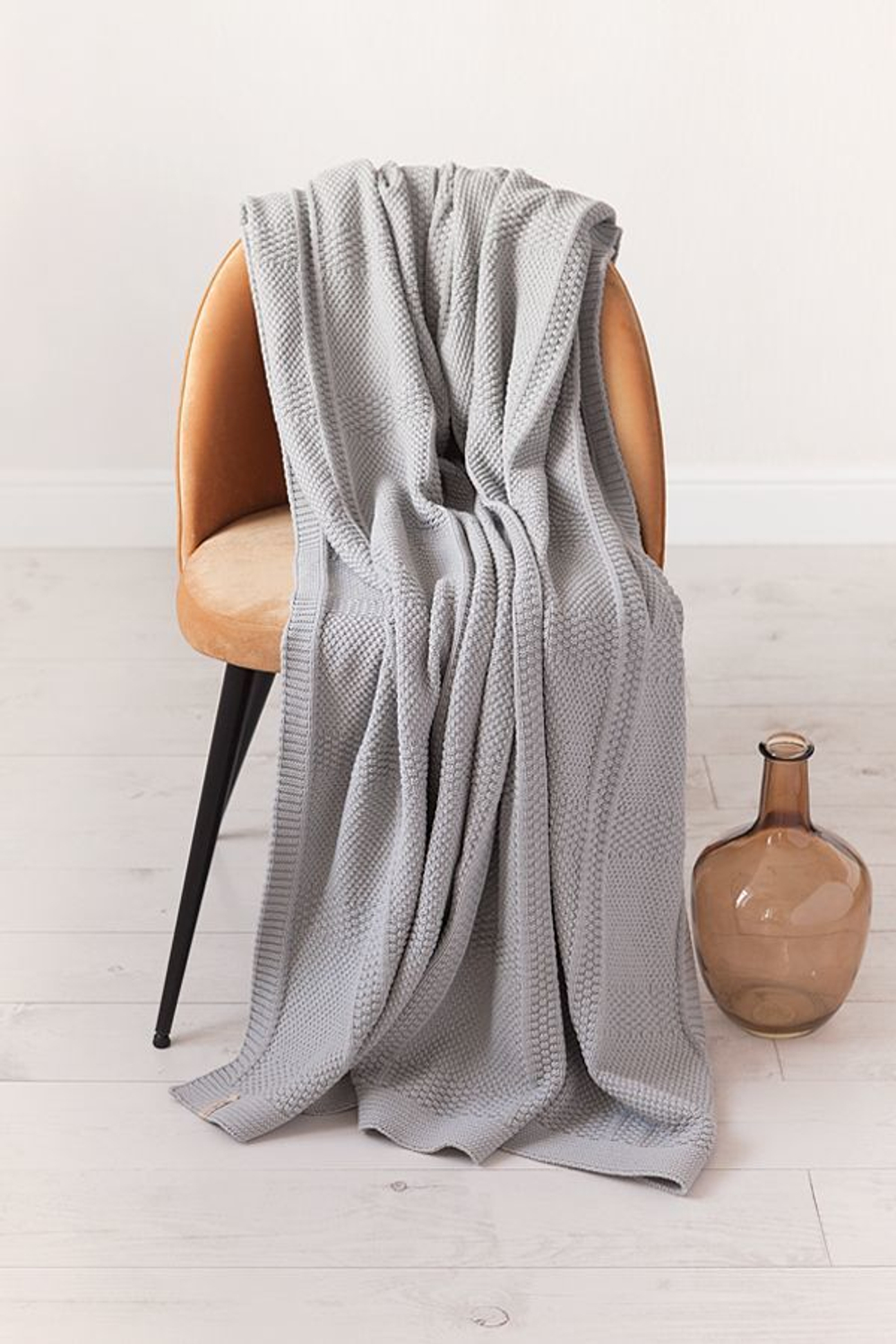 Плед 150х200 Luxberry Lux 49 серый Португалия