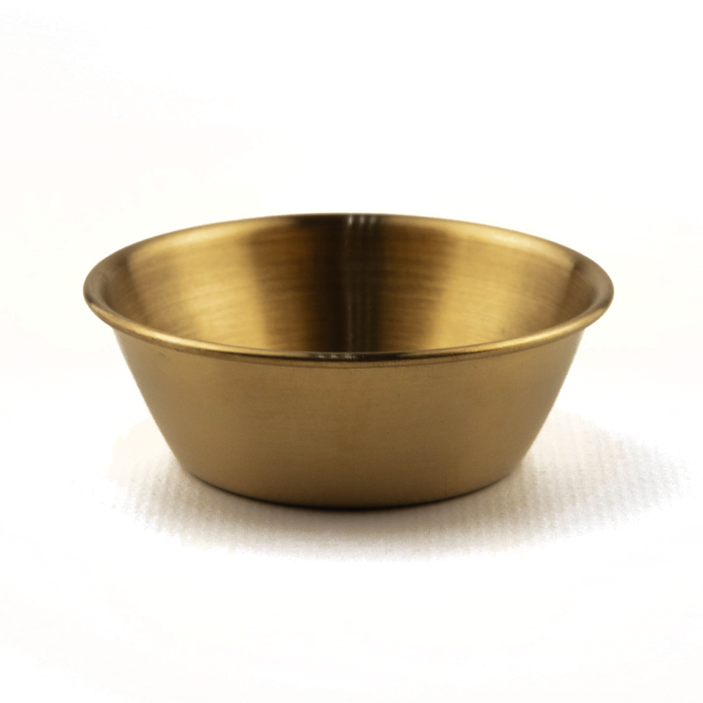 Соусник металлический d=7 см, V=70 мл, 304 нерж. сталь, золотистый CGPro CG11135gold