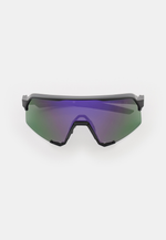 Спортивные очки с диоптриями 100% S3 Polished Black - HiPER Lavender Mirror Polarized Lens