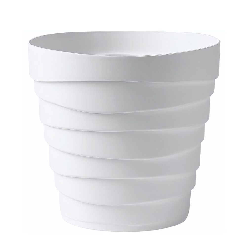 Кашпо "Бархан" (3,5л) Цв. Белый
