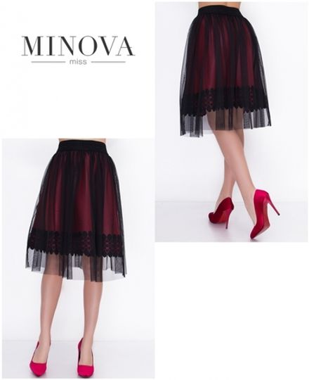 Юбка 1058-красный Minova Фото 1