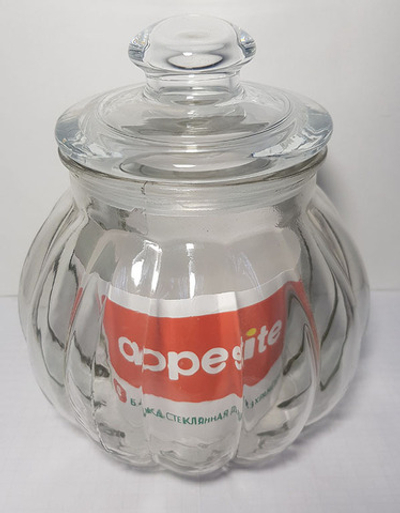 Банка стекло круглое 1800 мл. риф.