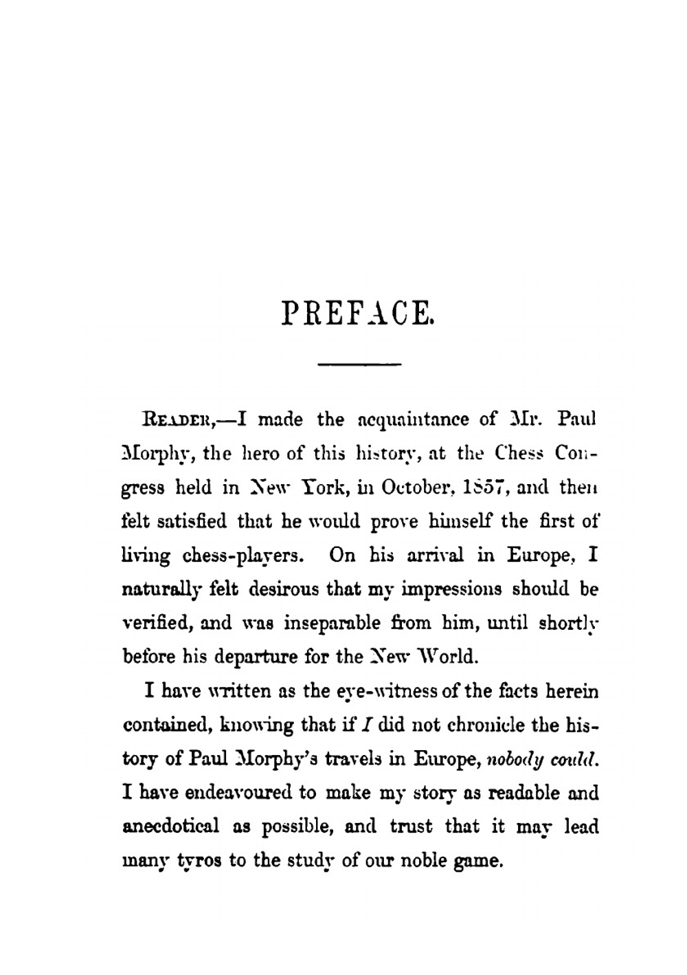 Paul Morphy, the chess champion | Frederick Milnes Edge