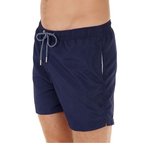 Мужские плавательные шорты темно-синие HOM SEA LIFE Beach Boxer 402537_4000RA