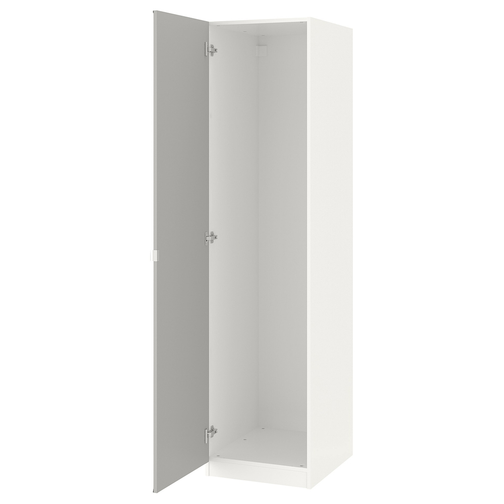 Пенал PAX IKEA с 1 дверью 50x60x201 cm 50*60*201 см, Белый   Фиеста