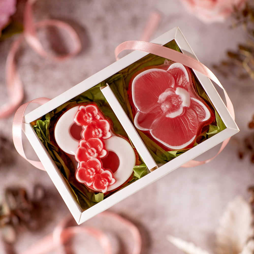 Набор 8 с орхидеей