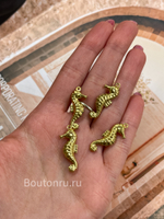 Подвеска золотистая "Морской конёк" Скиап