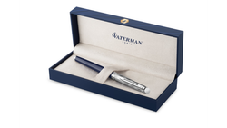 Ручка-роллер Waterman Waterman Hemisphere22 SE Deluxe Blue CT, стержень: F, цвет: Black, в подарочной упаковке