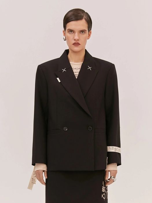 Жакет GOD SAVE THE PRINCESS черного цвета