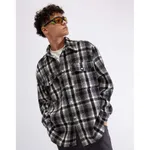 Рубашка БИЧ с шерстью клетка черно-белая