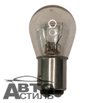 Автолампа  Р 12-21+4 (P21/4W) 2конт (смещ штифт) (BAZ15d) РarusAuto #12526/10