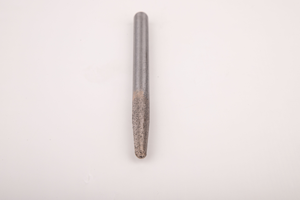 Алмазная фреза для гранита, конус R 8,0 мм (хвостовик 10 мм) 10*8*40*120