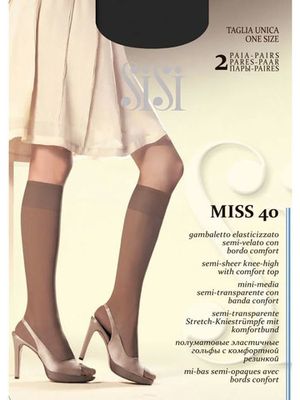 Гольфы Miss 40 (2 пары) Sisi