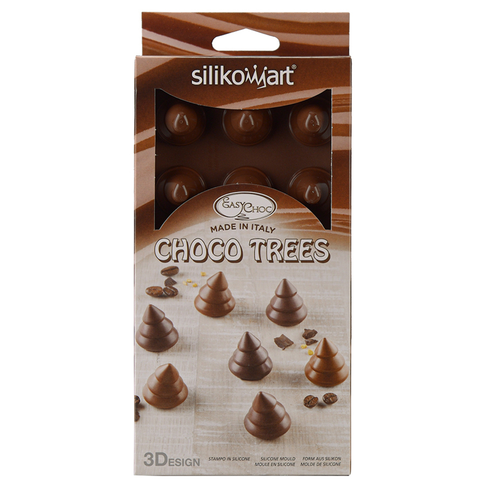 Форма для приготовления конфет Silikomart Choco Trees силиконовая