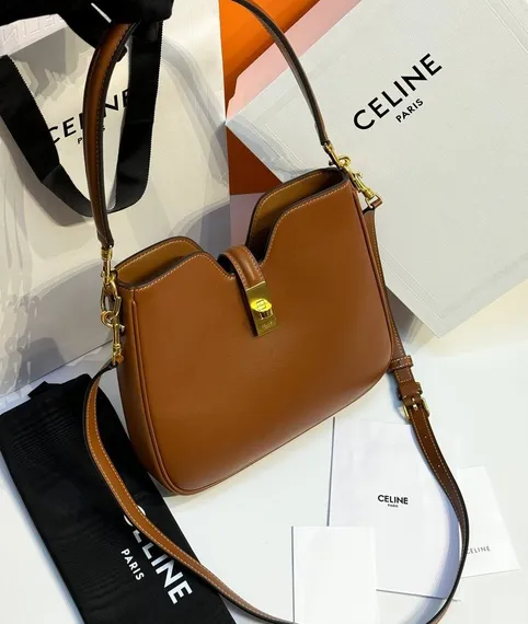 Сумка CELINE CAMILLE 16, коричневый