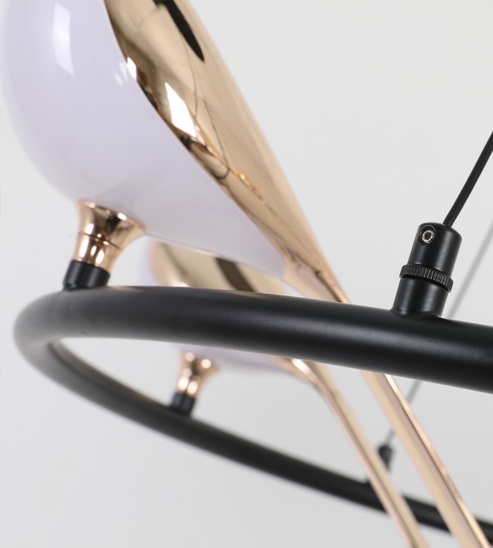 Kink Light 08446-6A,33 Люстра Арси черный/золото