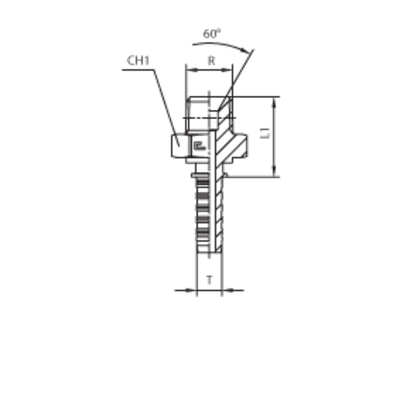 Фитинг DN 05 BSPT 1/8