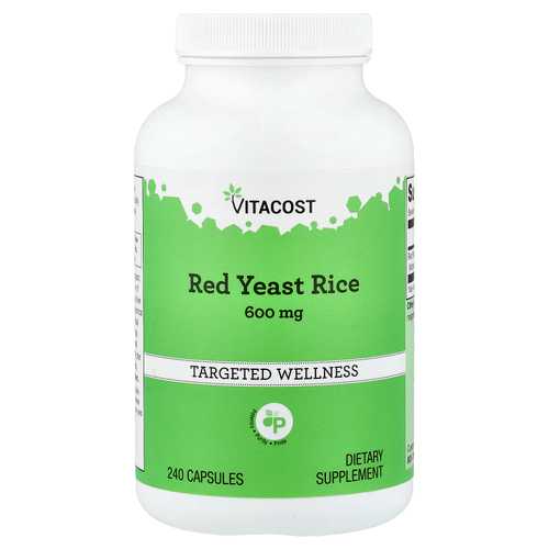 Vitacost, Red Yeast Rice, 600 mg, 240 Capsules