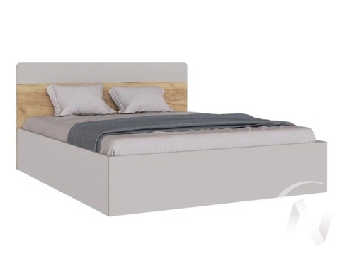 Корпус кровати 1;6м Спальня Вегас (кашемир/дуб крафт золотой)