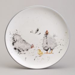 ТАРЕЛКА ЗАКУСОЧНАЯ LEFARD "FUNNY HENS" 21*2,5 СМ (КОР=24ШТ.)