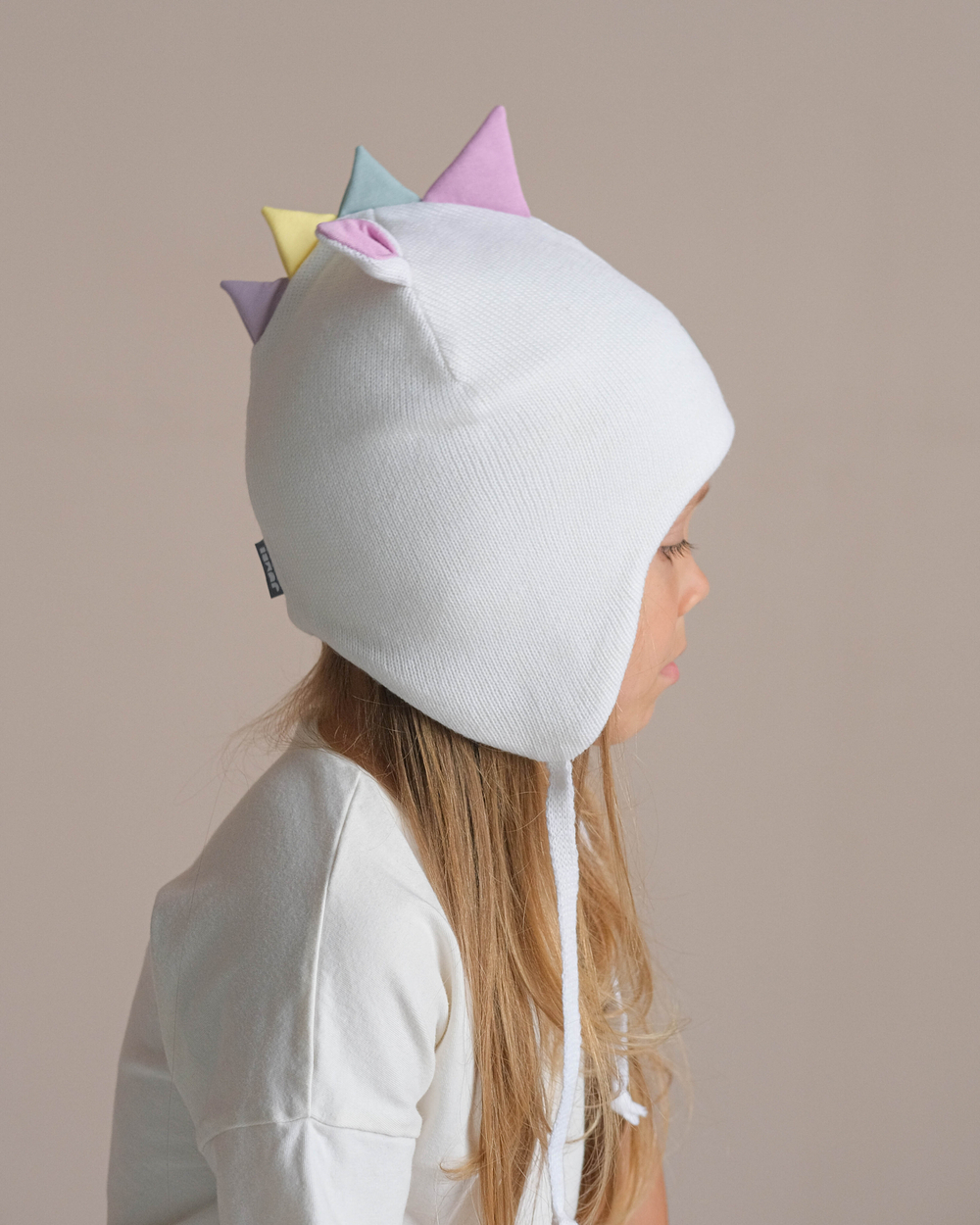 Шапка весенняя/осенняя вязаная (Молоко) UNIC