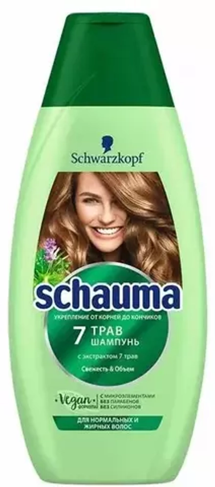 Schwarzkopf Шампунь для волос SCHAUMA 7 Трав. 360 мл