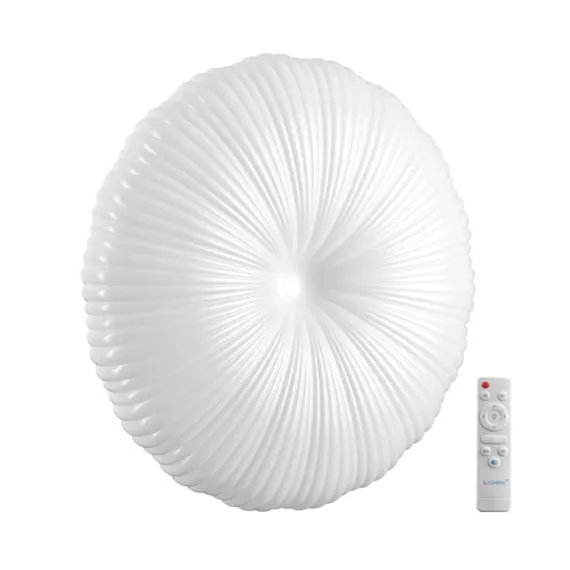 7678/FL PALE SN 201 Светильник пластик/белый LED 90Вт 3000-6000К D590 IP43 пульт ДУ ANIX