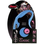 Flexi рулетка New Classic M (до 20 кг) 8м трос синяя