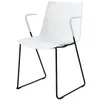 Стул с подлокотниками FX белый